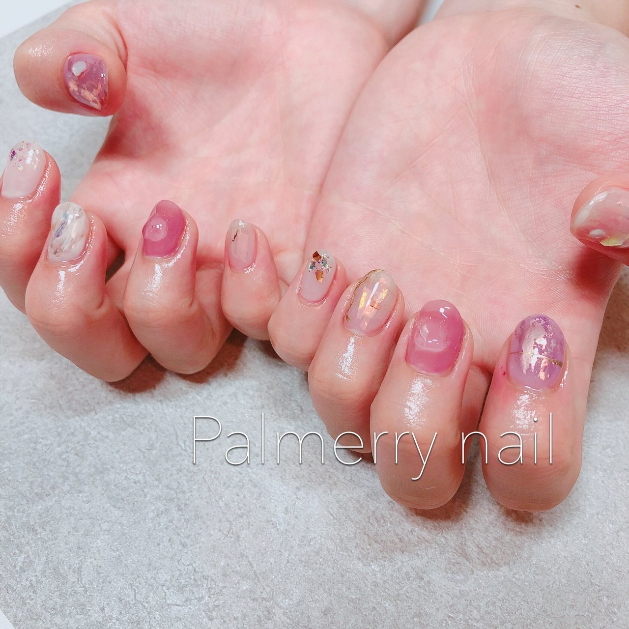 秋 オールシーズン ハンド シースルー ニュアンス Mika Sumiyoshiのネイルデザイン No ネイルブック