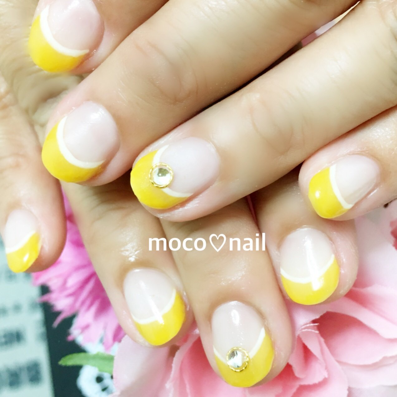 オールシーズン オフィス パーティー デート ショート Moco Nailのネイルデザイン No ネイルブック