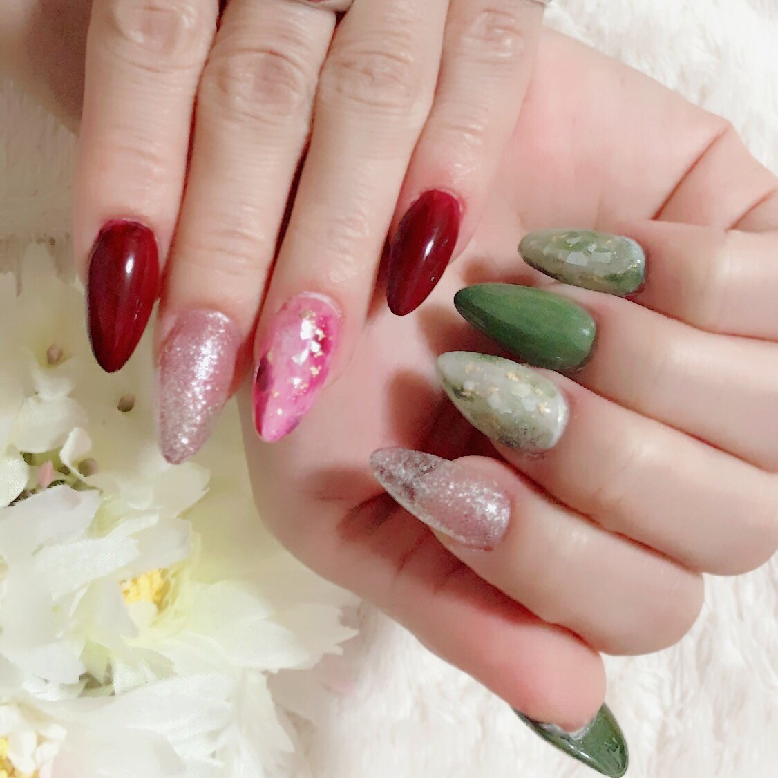 秋 オールシーズン デート 女子会 ハンド モゾ近く 北名古屋 A Nailのネイルデザイン No ネイルブック