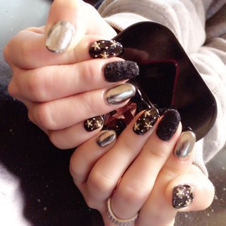 星 スター かっこいいのネイルデザイン ネイルブック