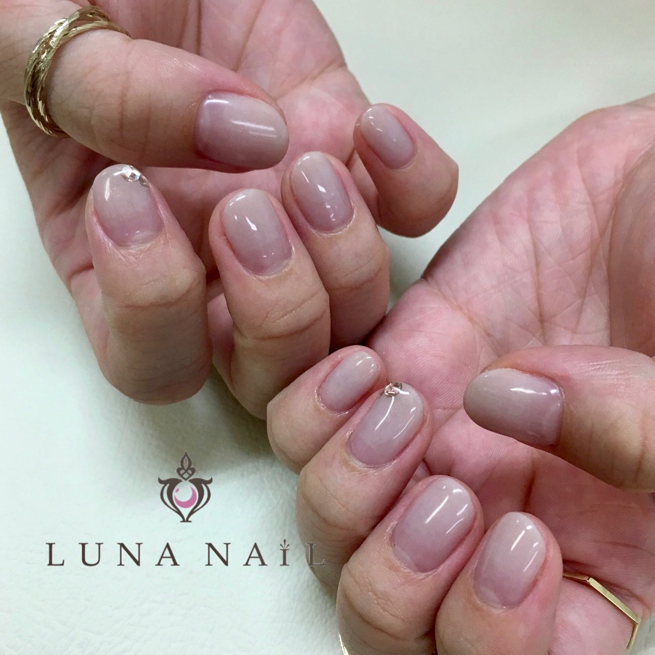 秋 冬 ブライダル パーティー ハンド Luna Nail のネイルデザイン No ネイルブック