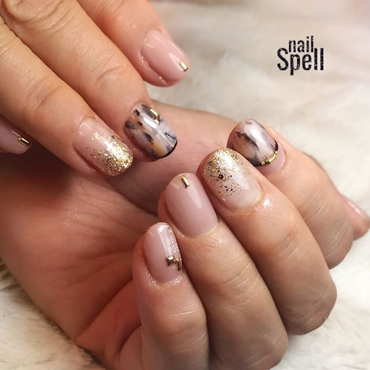 秋 冬 バレンタイン パーティー ハンド Nailspell Azusaのネイルデザイン No ネイルブック