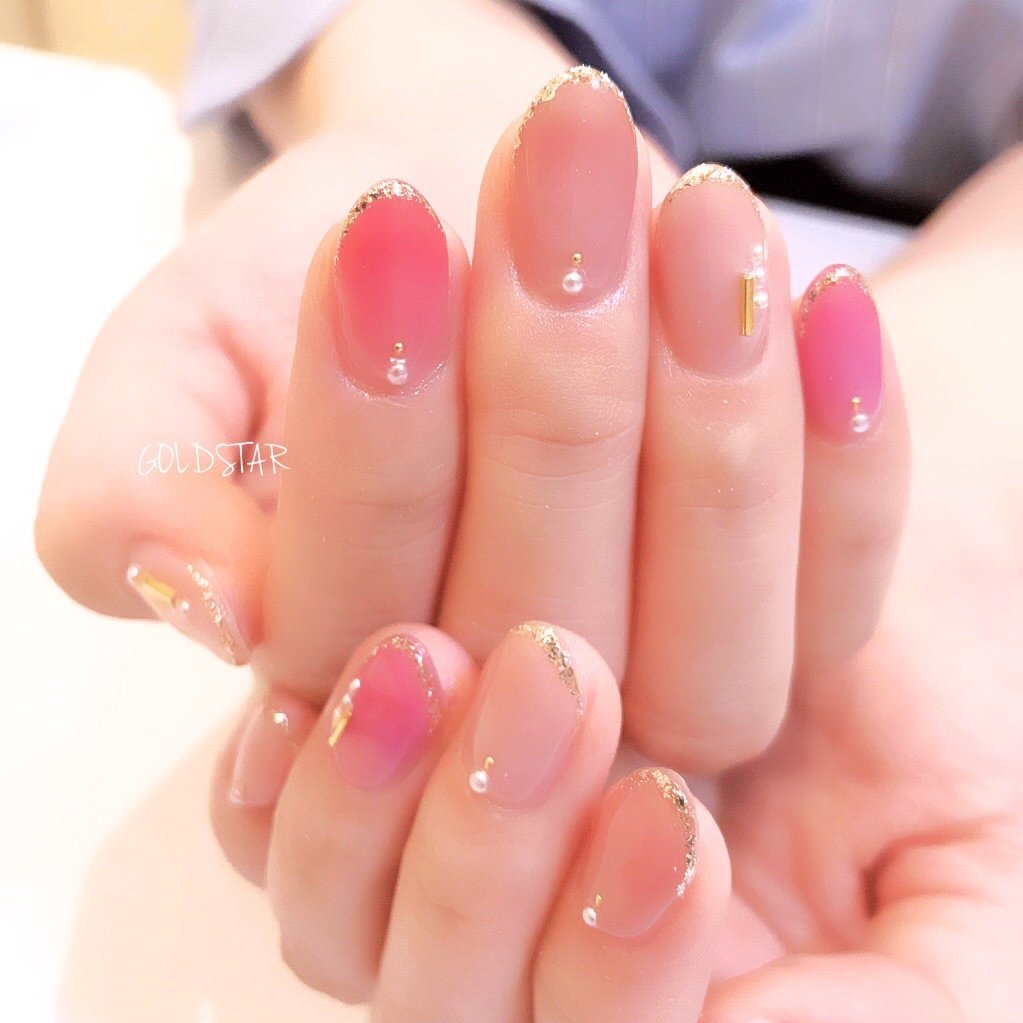 春夏秋冬ハンド Agloss Nailのネイルデザインno3542930ネイル