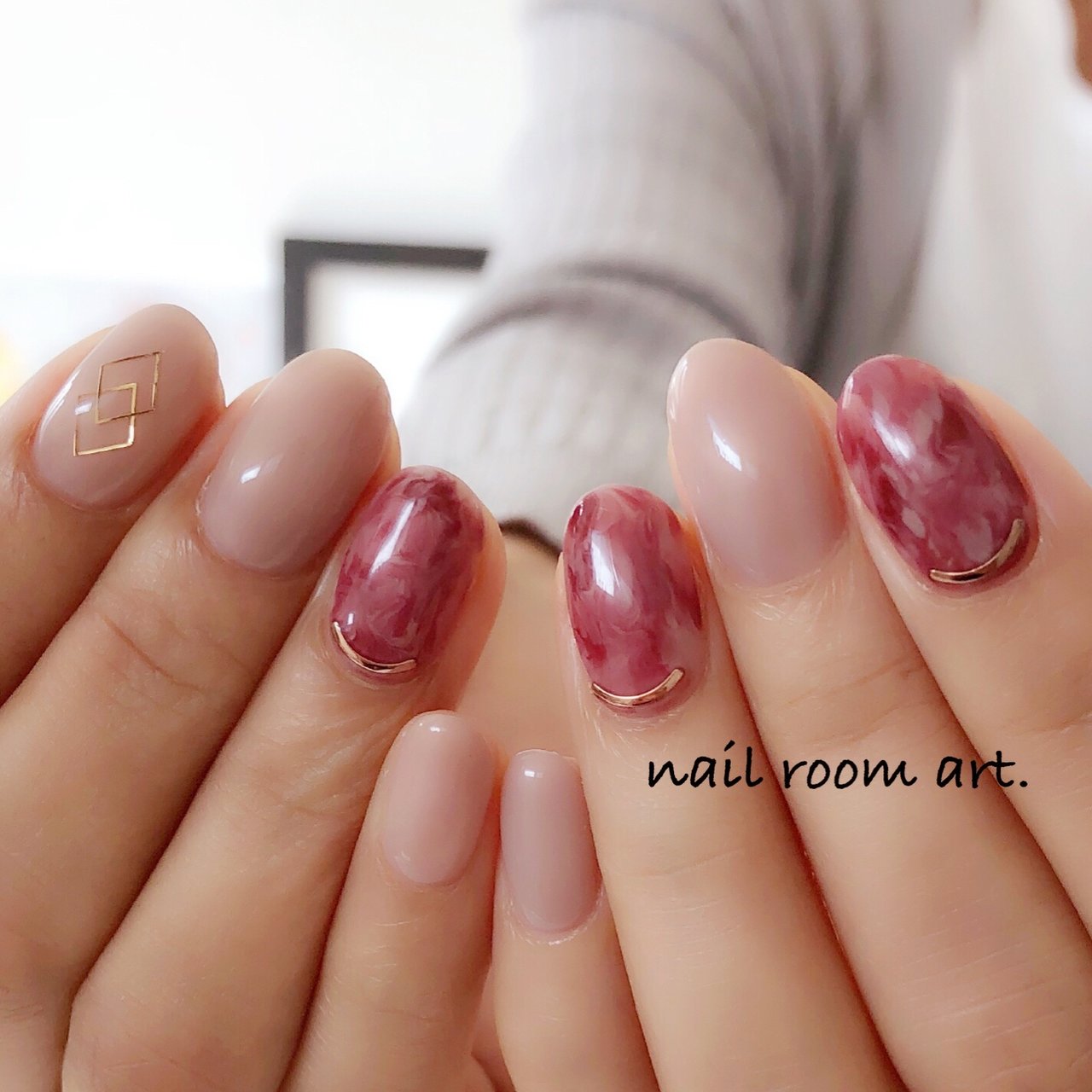 秋 冬 オフィス パーティー ハンド Nail Room Art のネイルデザイン No ネイルブック