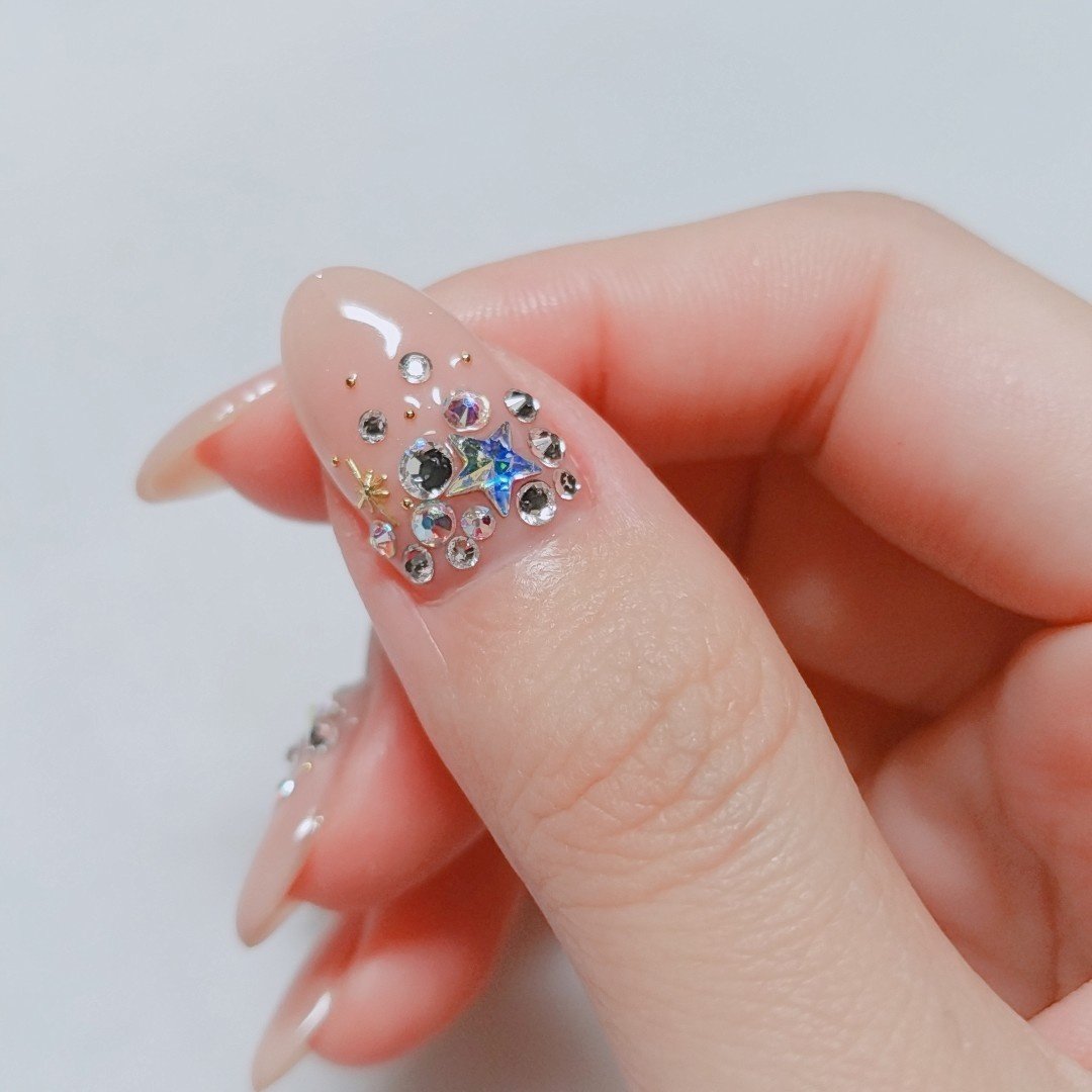 オールシーズン ブライダル パーティー デート ハンド Pleiades Nailプレアデスネイルのネイルデザイン No ネイル ブック