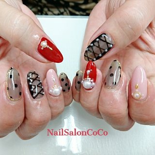 人気順 レースアップのネイルデザイン ネイルブック