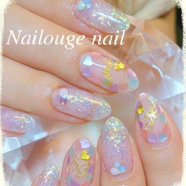 春 夏 デート ハンド ホログラム Nailsalon Nailougeのネイルデザイン No ネイルブック