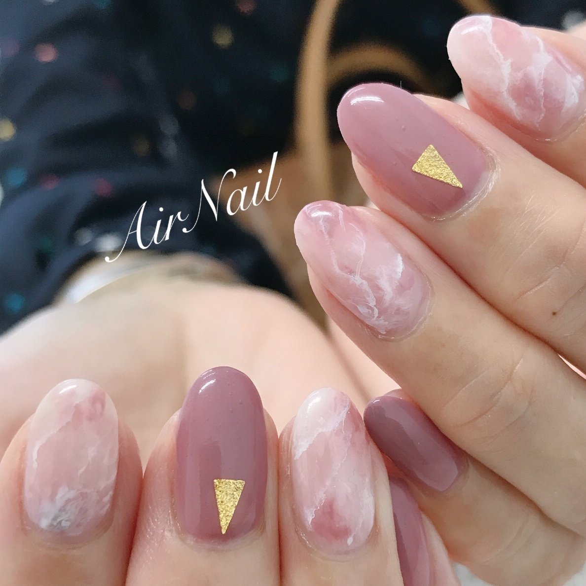 秋 オールシーズン オフィス ブライダル シンプル Airnail エアーネイル のネイルデザイン No ネイルブック