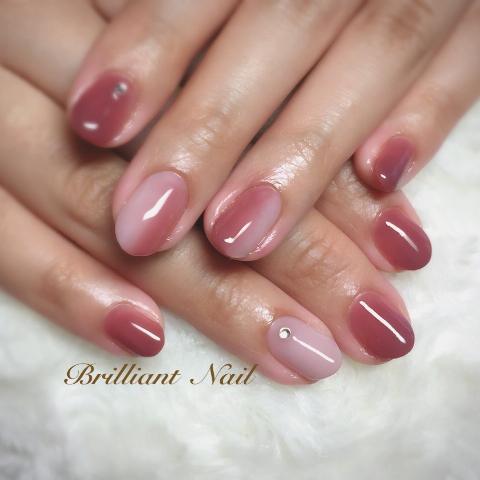 秋 冬 オフィス デート ハンド Brilliantnailのネイルデザイン No ネイルブック