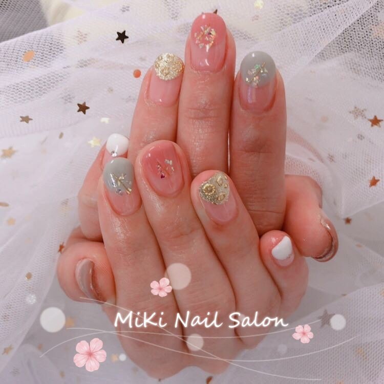 オールシーズン 旅行 オフィス デート ハンド Miki Nailのネイルデザイン No ネイルブック