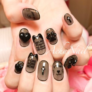 おすすめ順 ブラック 黒 ネイル のネイルデザイン ネイルブック