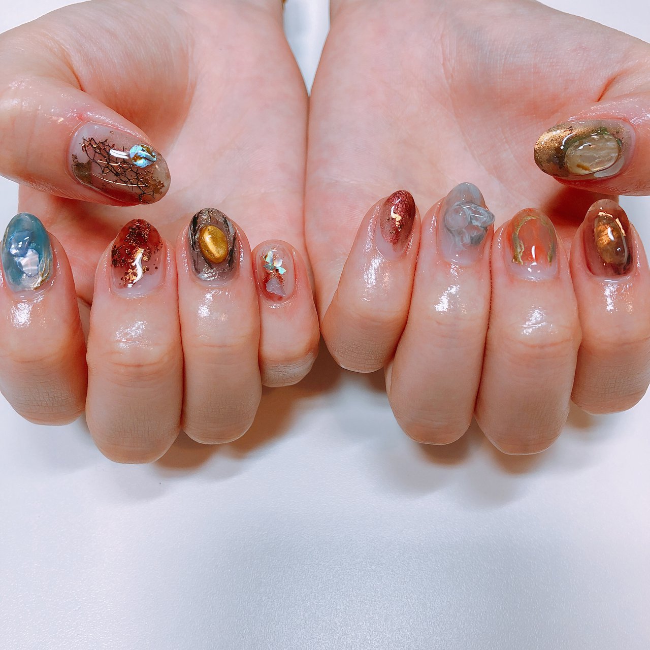 秋 冬 ハロウィン ハンド ビジュー Mika Sumiyoshiのネイルデザイン No ネイルブック