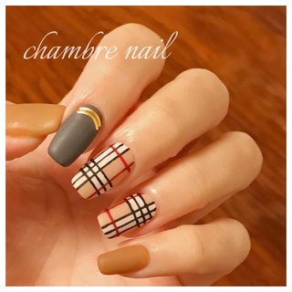 人気順 バーバリーネイルのネイルデザイン ネイルブック