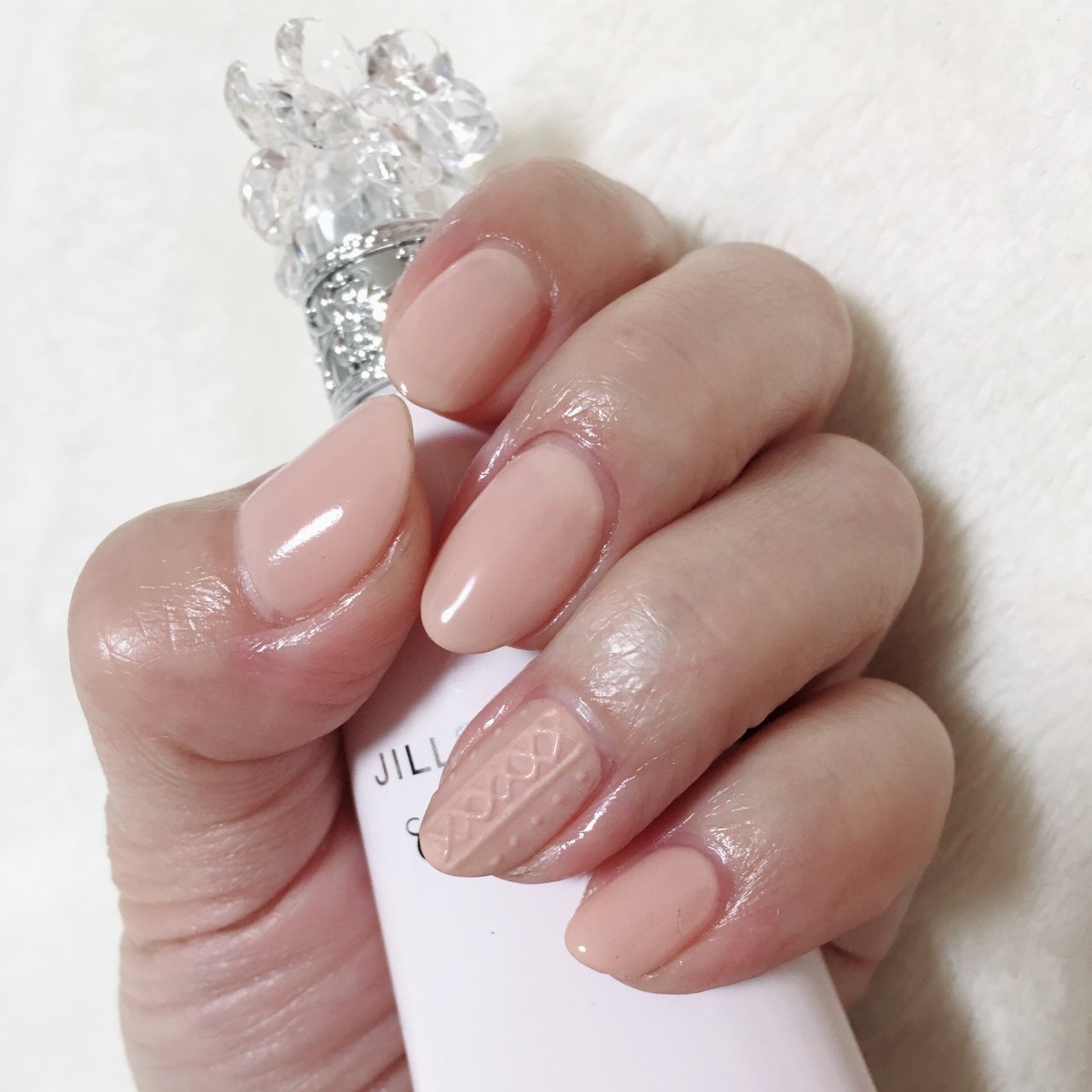 秋 冬 ハンド シンプル ワンカラー Moaura Nails Sunny Latteのネイルデザイン No ネイルブック