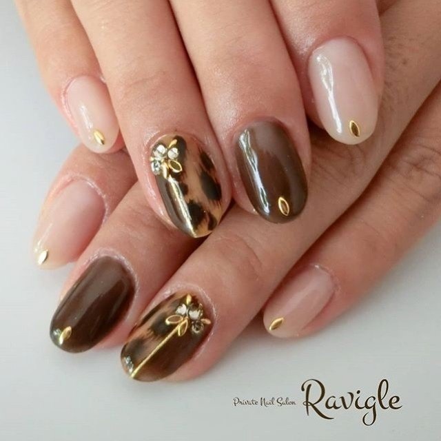 秋 冬 バレンタイン ハロウィン ハンド Chiharu Ravigle ラヴィグル のネイルデザイン No ネイルブック