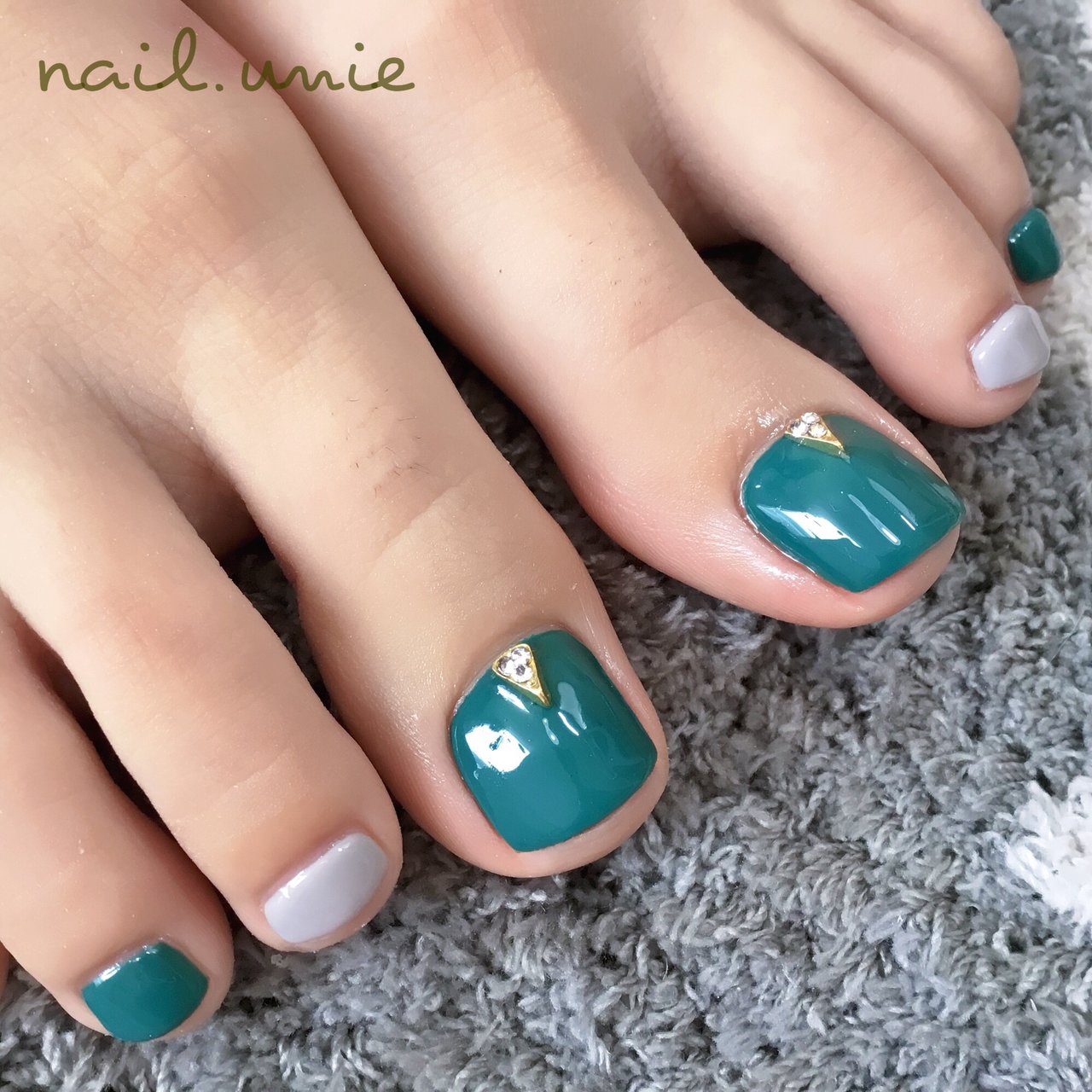 秋 パーティー デート 女子会 フット Nail Unieのネイルデザイン No ネイルブック