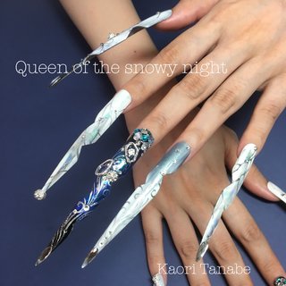 人気順｜スーパーロング/#NailUPのネイルデザイン｜ネイルブック