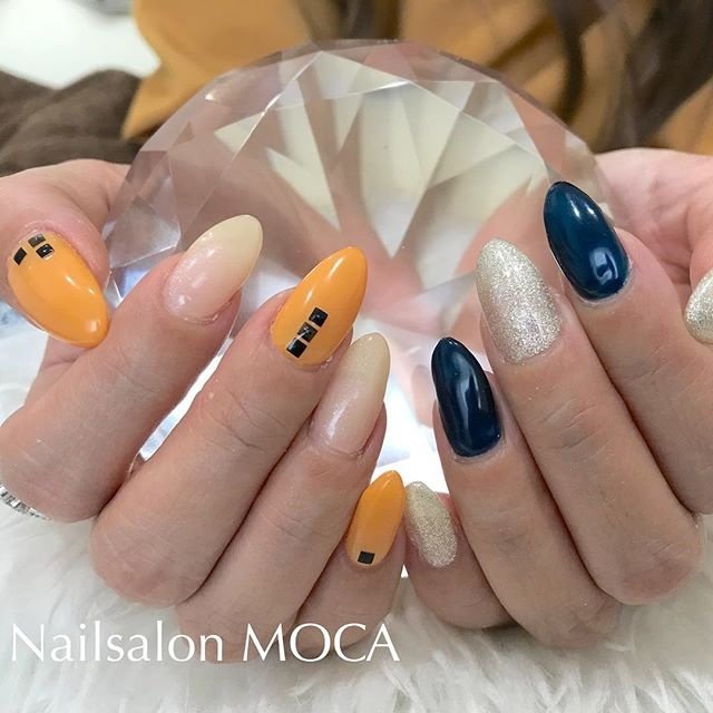 秋 オールシーズン デート 女子会 ハンド Nailsalon Mocaのネイルデザイン No ネイルブック