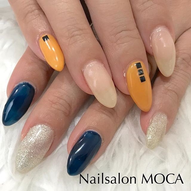 秋 オールシーズン デート 女子会 ハンド Nailsalon Mocaのネイルデザイン No ネイルブック