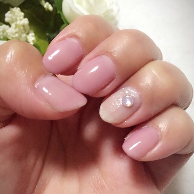 ショート ピンク ジェル セルフネイル Nagomi Nail ネイルモニター募集中 のネイルデザイン No ネイルブック