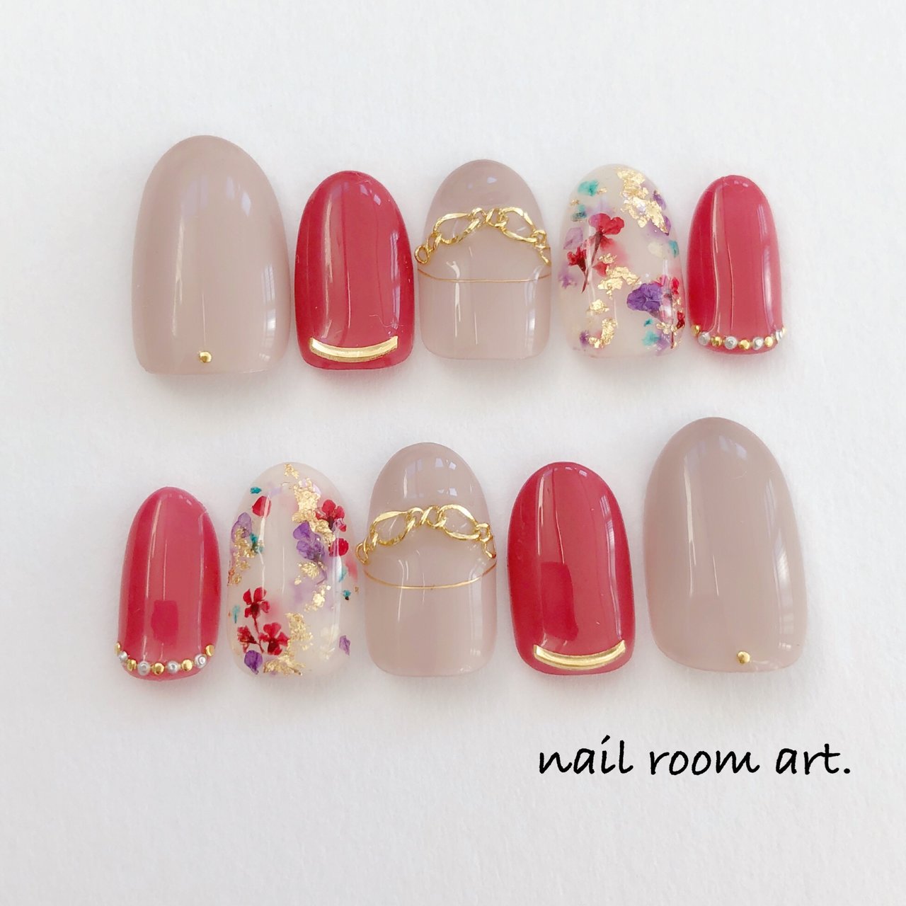 オールシーズン お正月 成人式 ブライダル フラワー Nail Room Art のネイルデザイン No ネイルブック