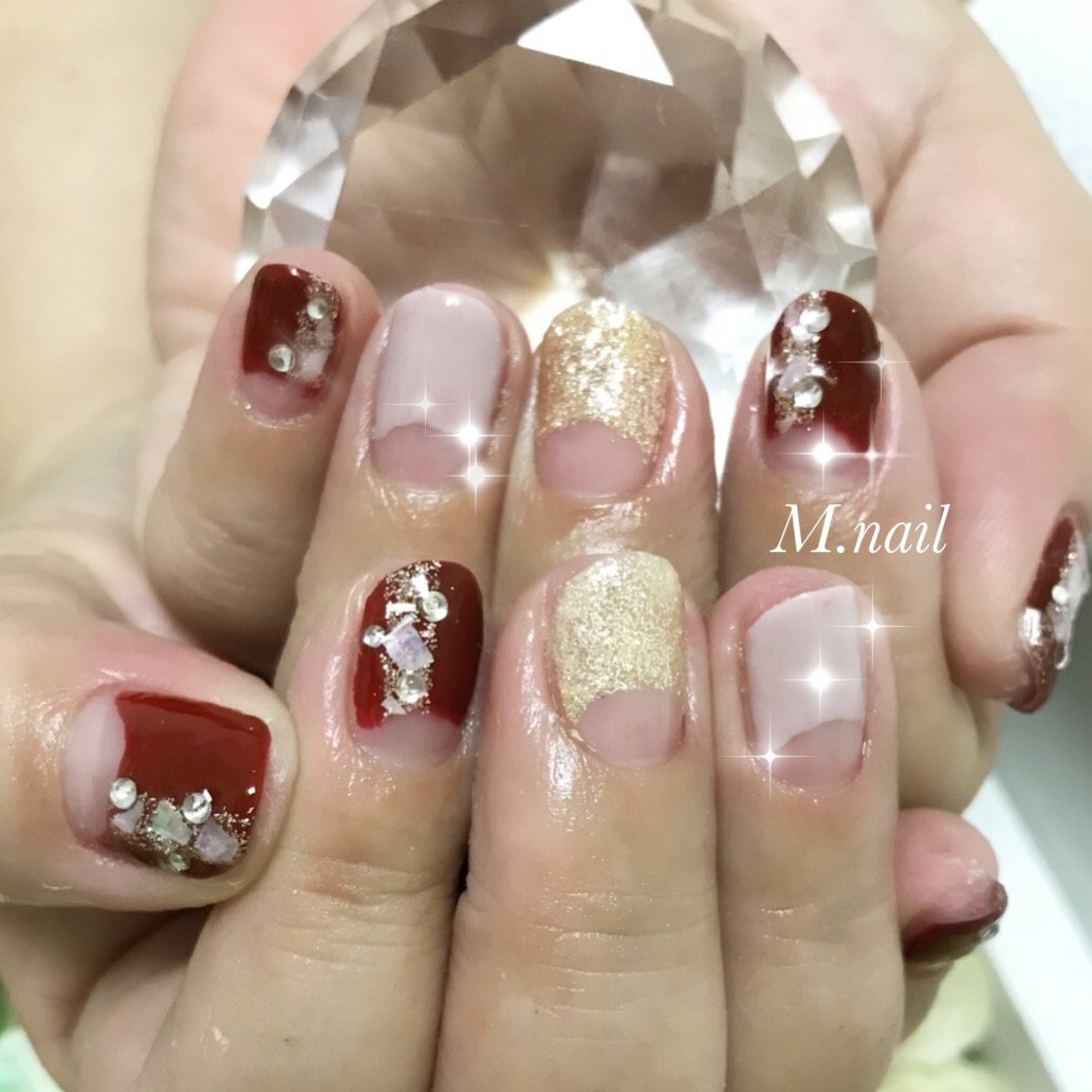 秋 冬 オールシーズン デート ハンド Nail1212nail1212のネイルデザイン No ネイルブック