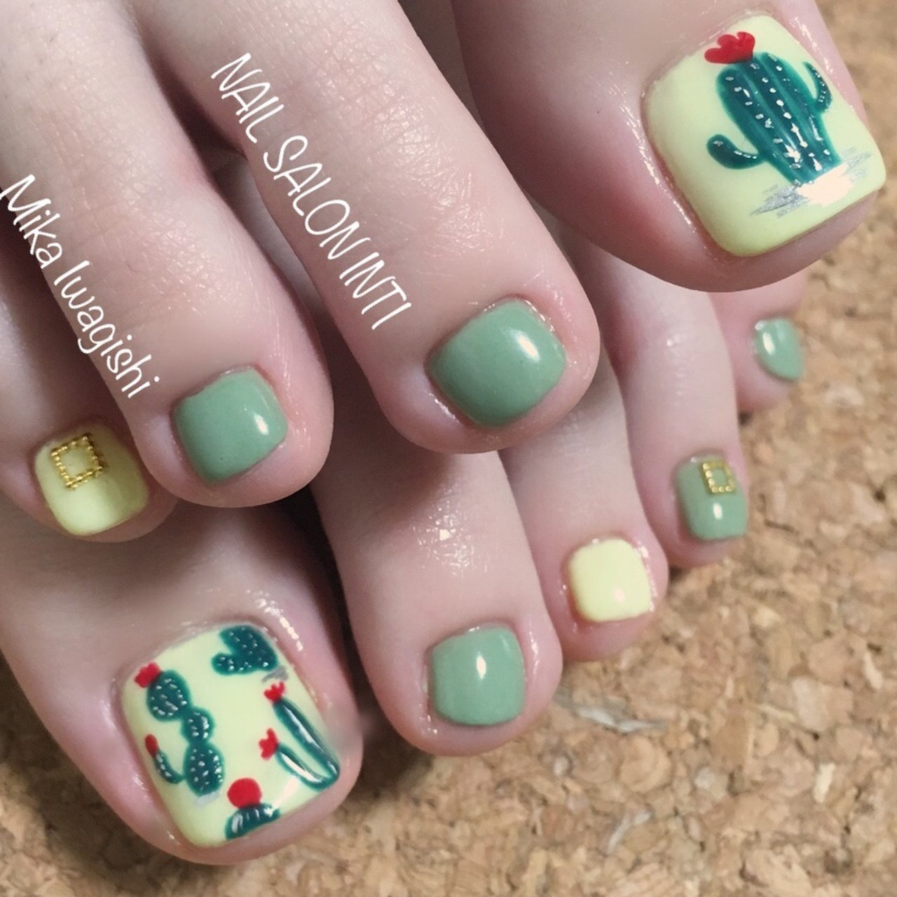 秋 オールシーズン 旅行 リゾート フット Nailsalon Inti 岩岸美華 のネイルデザイン No ネイルブック