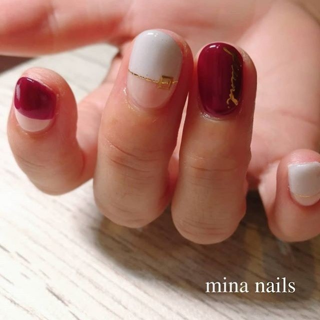 秋 冬 バレンタイン パーティー ハンド Mina Nailsのネイルデザイン No ネイルブック