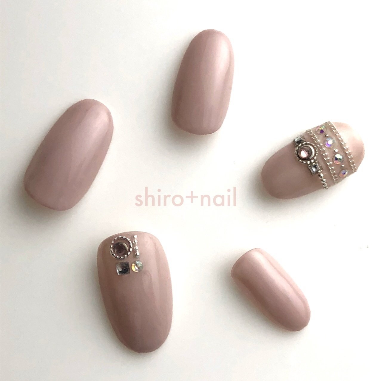 オールシーズン 入学式 オフィス ブライダル ハンド Shiro Nailのネイルデザイン No ネイルブック