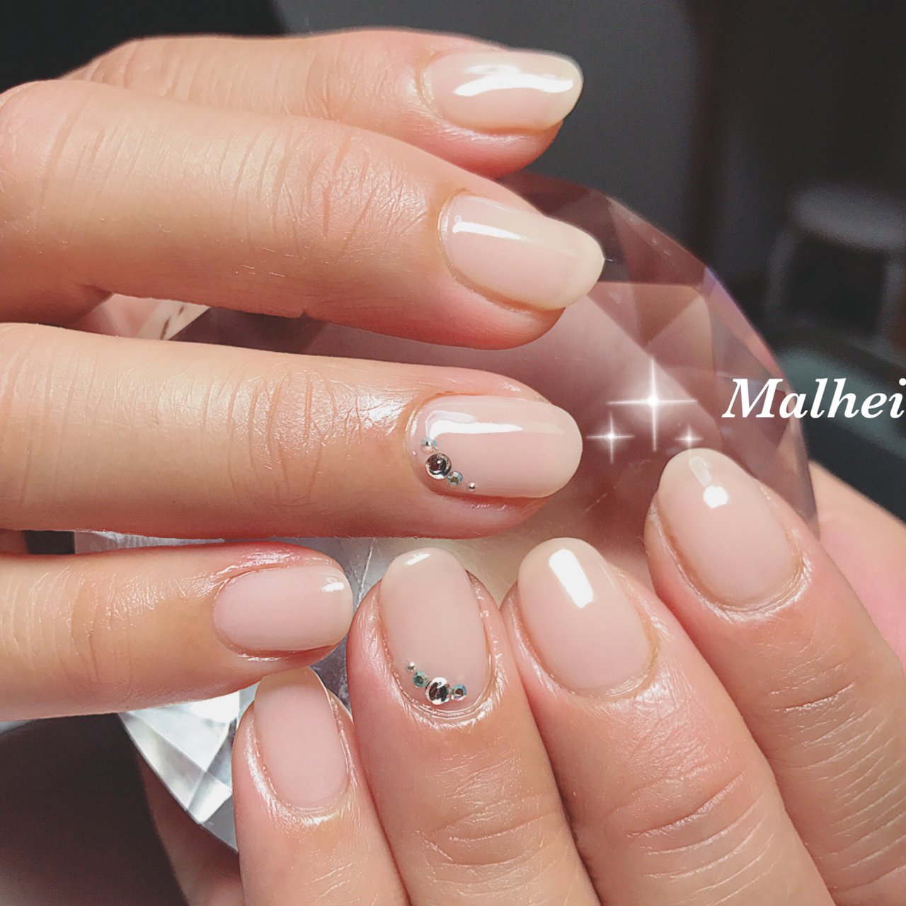 オールシーズン オフィス 女子会 ハンド シンプル Nails Malheim メルヘイム のネイルデザイン No ネイルブック