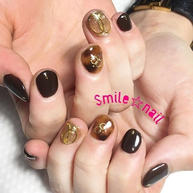 秋 オフィス デート 女子会 ハンド Smile Nailのネイルデザイン No ネイルブック