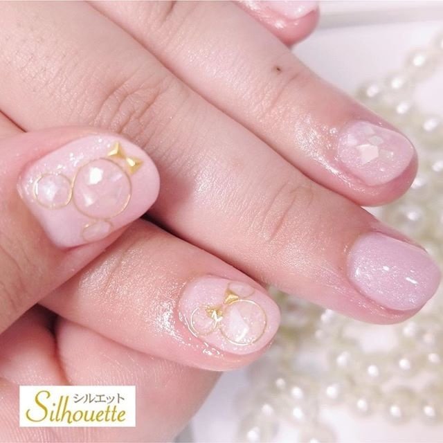 シンプル ワンカラー 痛ネイル キャラクター ネイルサロン シルエットのネイルデザイン No ネイルブック