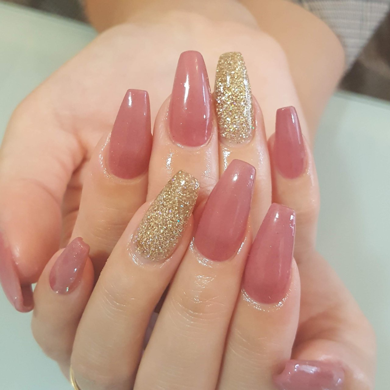 秋 オフィス デート ハンド シンプル Lilasnail Ayaのネイルデザイン No ネイルブック