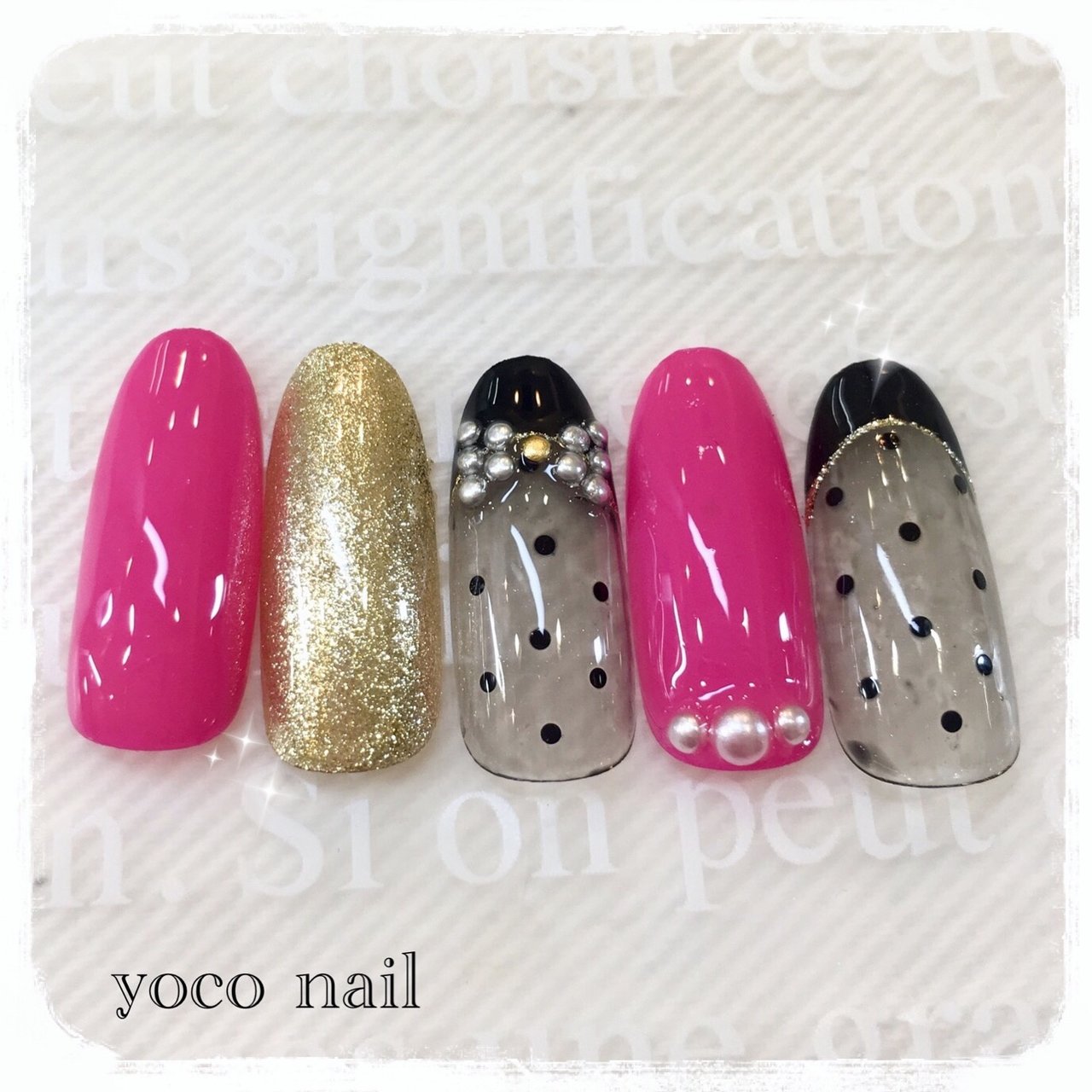 秋 冬 バレンタイン ハンド ミディアム Yoco Nailのネイルデザイン No ネイルブック