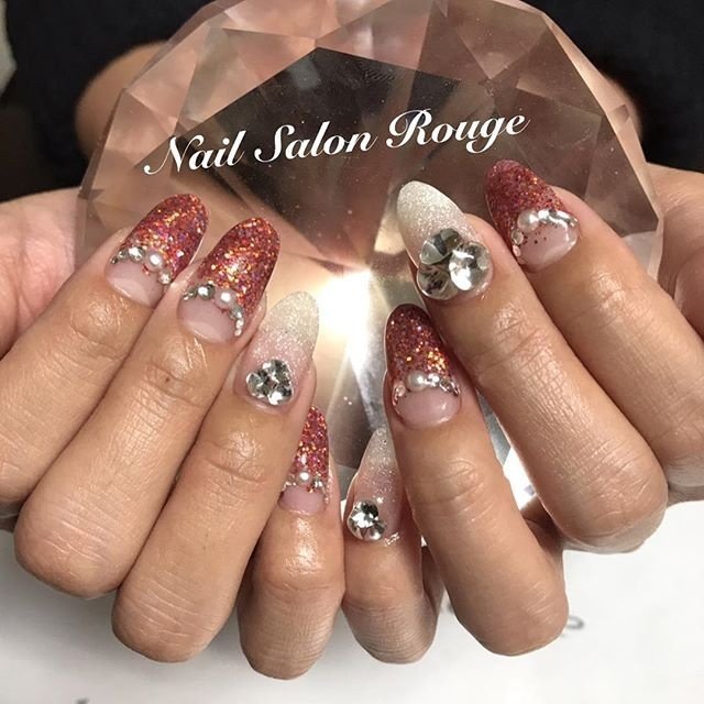 オールシーズン バレンタイン 卒業式 入学式 ハンド 郡山 Nail Salon Rougeのネイルデザイン No ネイルブック