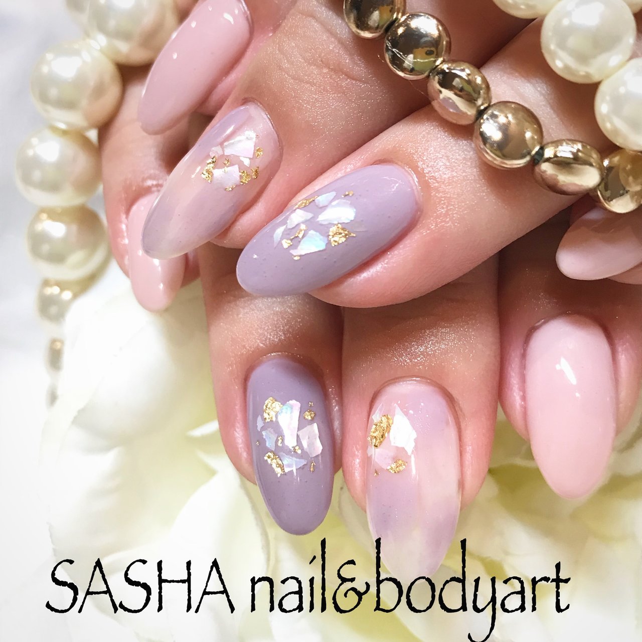 夏 秋 女子会 ハンド シンプル Sasha Nailのネイルデザイン No ネイルブック