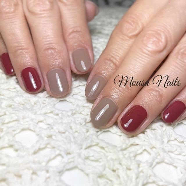 オールシーズン オフィス 女子会 ハンド シンプル Mousaのネイルデザイン No ネイルブック