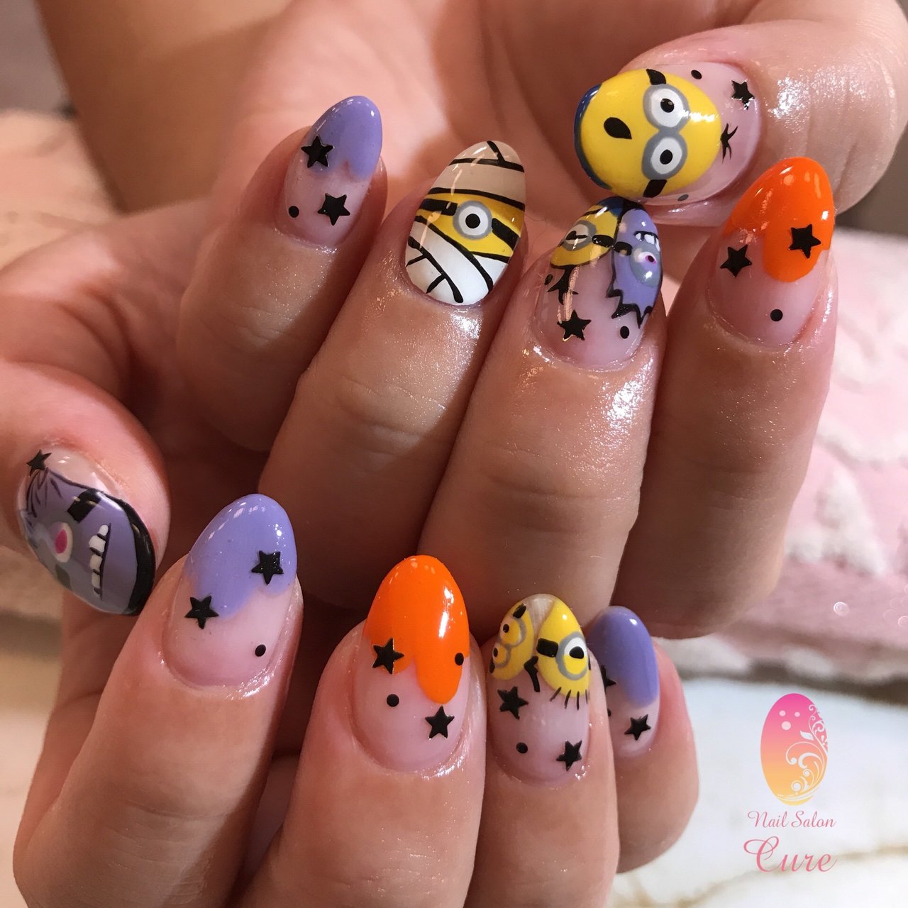 秋 旅行 ハロウィン パーティー ハンド Nail Salon Cureのネイルデザイン No ネイルブック