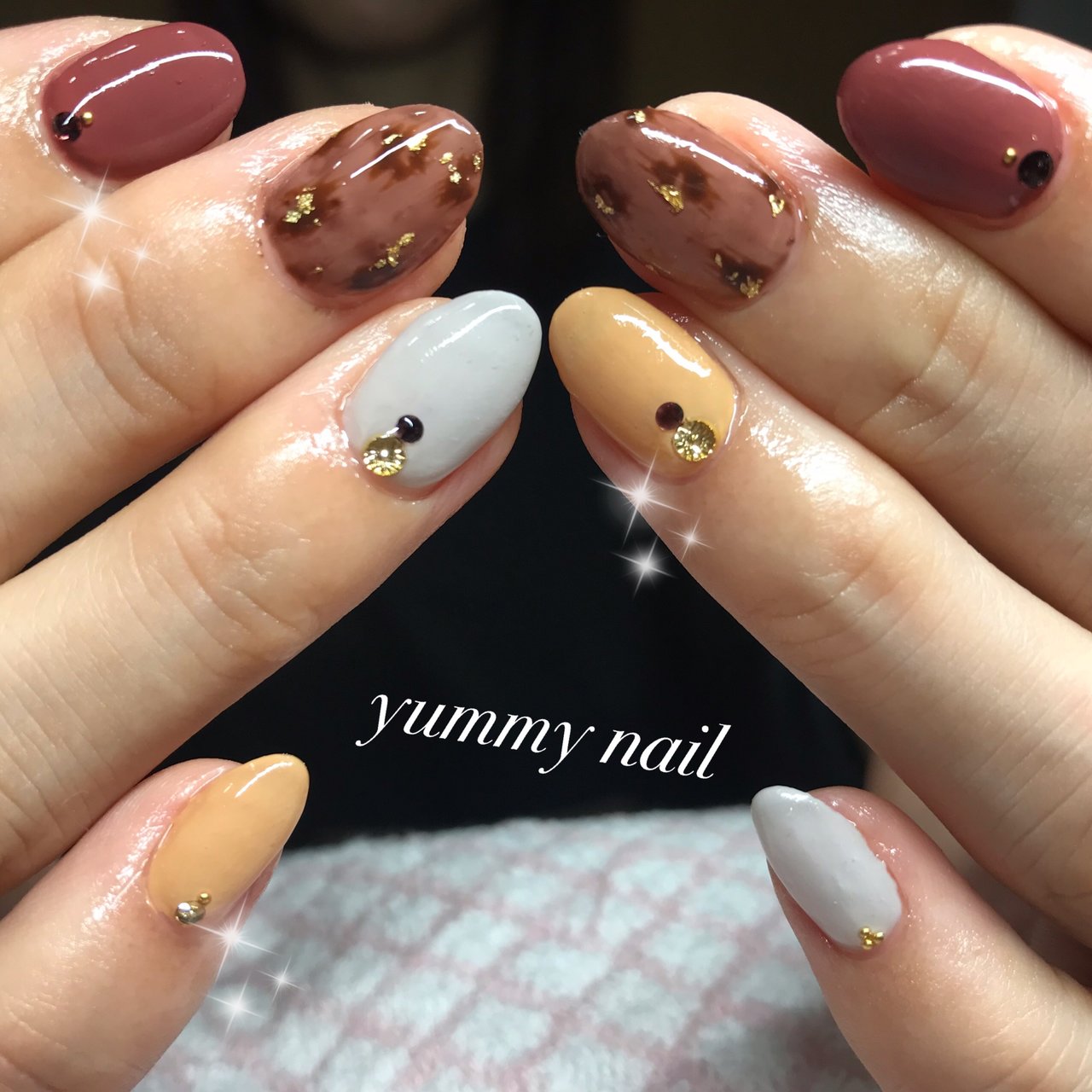 秋 冬 デート 女子会 ハンド Yummy のネイルデザイン No ネイルブック