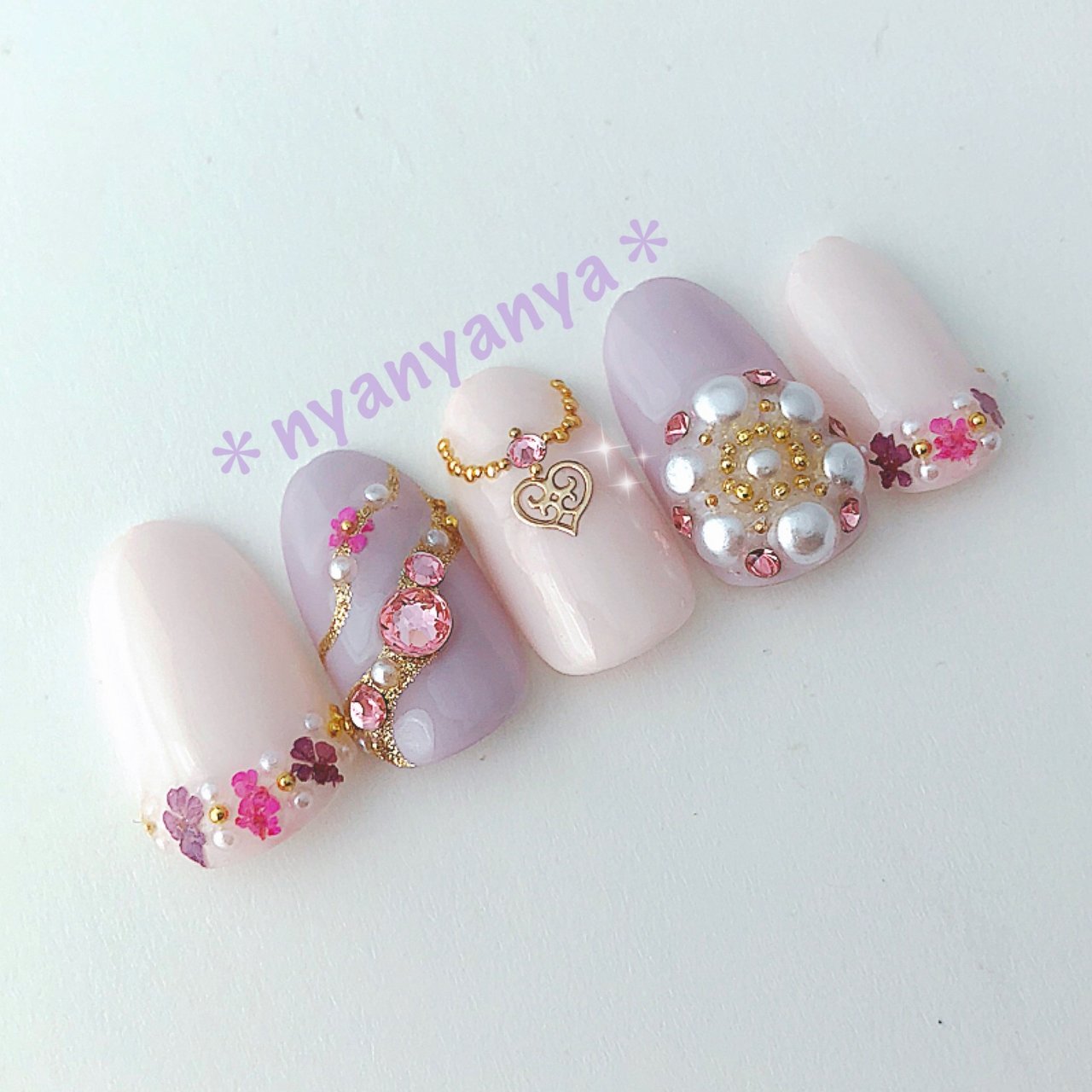 ブライダル パーティー デート 女子会 ハンド Nyanyanyaのネイルデザイン No ネイルブック