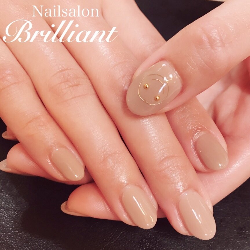 秋 オールシーズン オフィス デート ハンド Nailsalonbrilliantのネイルデザイン No ネイルブック