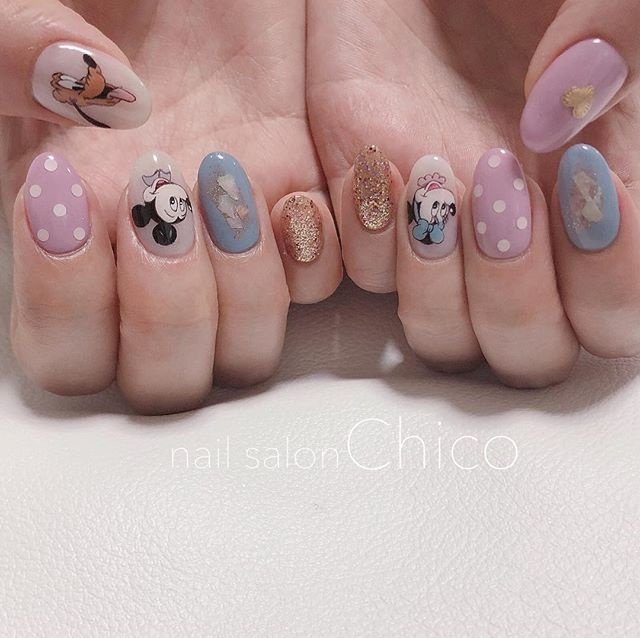 オールシーズン アンティーク キャラクター Chico Nailのネイルデザイン No ネイルブック