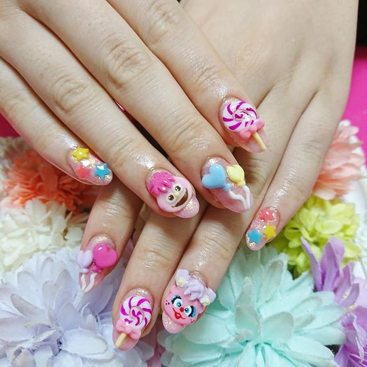 オールシーズン 旅行 デート ハンド 痛ネイル いろはねいる Asakiのネイルデザイン No ネイルブック