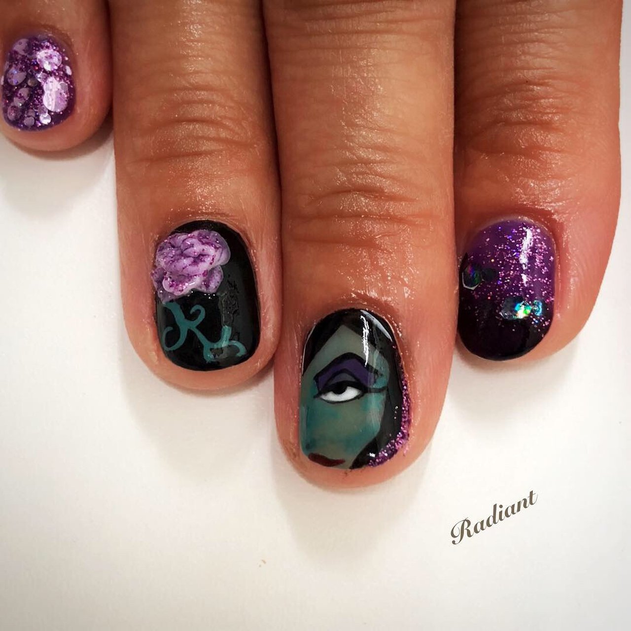 ハロウィン ハンド ホログラム キャラクター 3d Radiantのネイルデザイン No ネイルブック