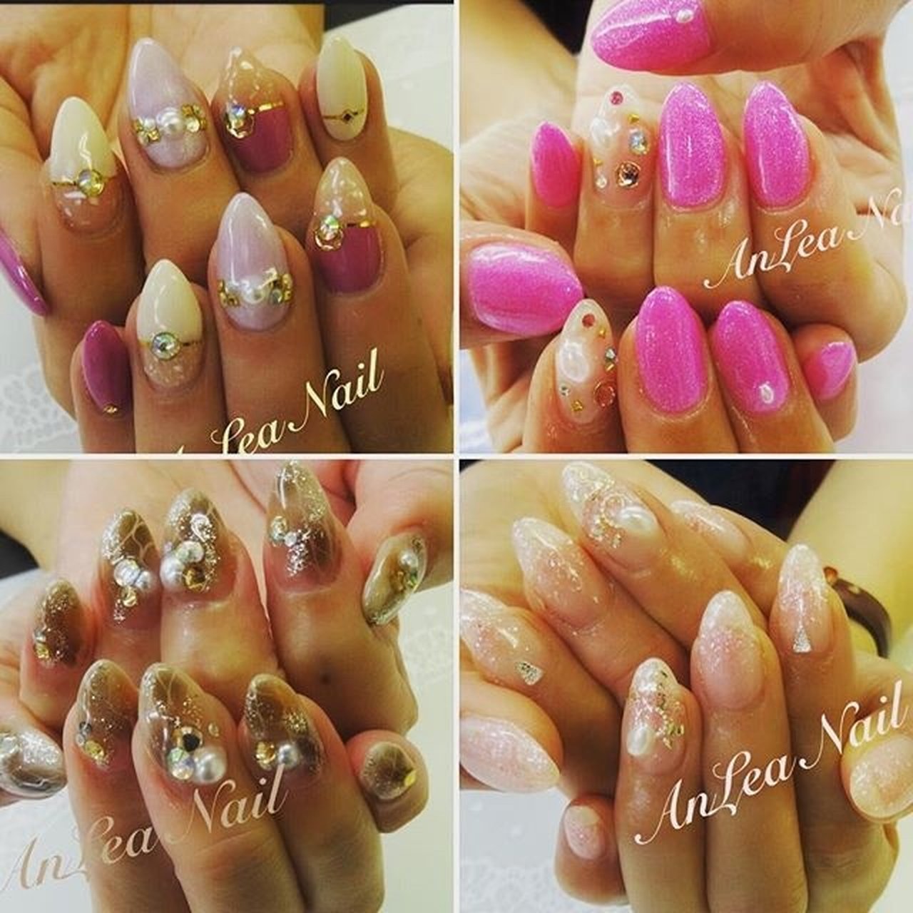 夏 秋 オールシーズン オフィス ハンド ネイルサロンanlea アンレア 本厚木のネイルデザイン No ネイルブック