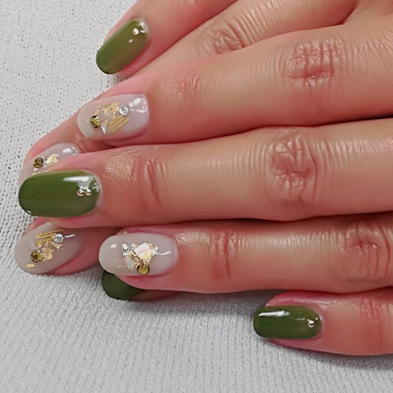 秋 冬 ハンド ワンカラー シェル まいみのネイルデザイン No ネイルブック