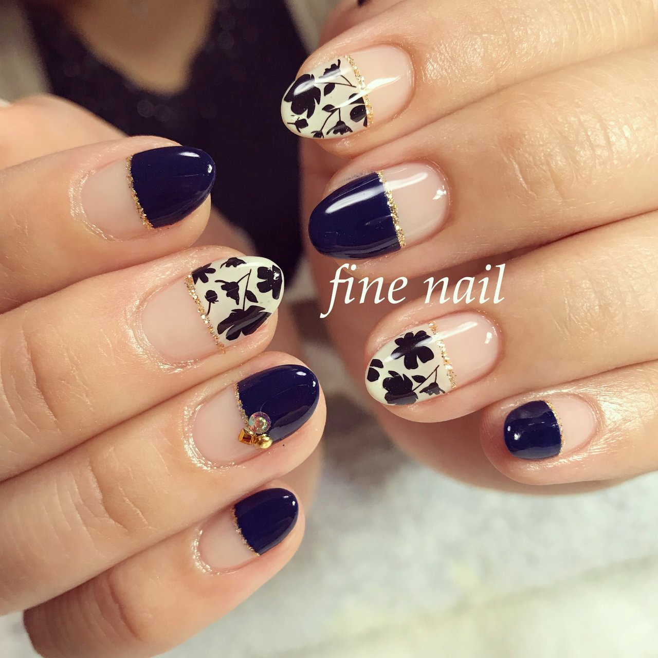 秋 冬 デート 女子会 ハンド Fine Nail ファインネイル のネイルデザイン No ネイルブック