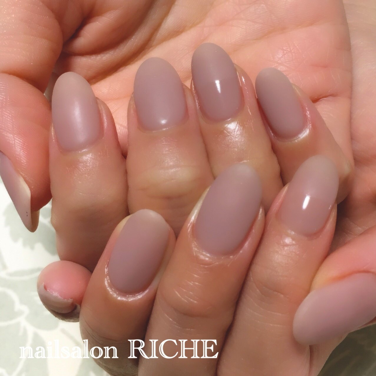 秋 冬 オールシーズン オフィス ハンド Nailsalon Richeのネイルデザイン No 3616582 ネイルブック