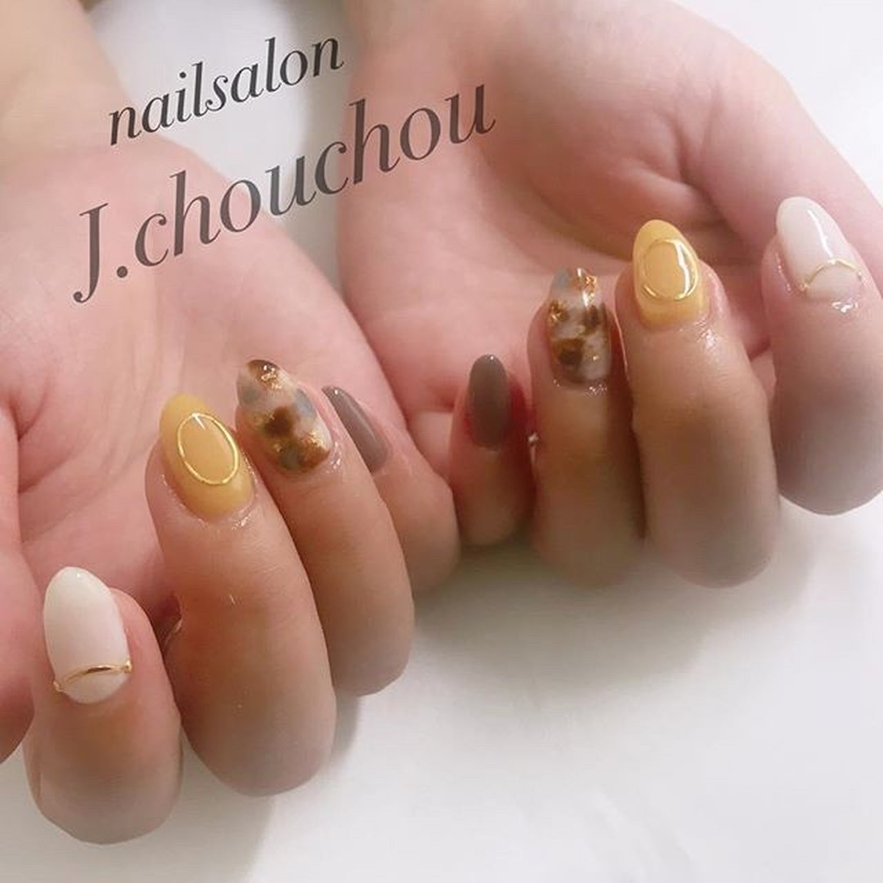 秋/オフィス/デート/ハンド/シンプル - J.chou-chou.NAILのネイルデザイン[No.3617933]｜ネイルブック