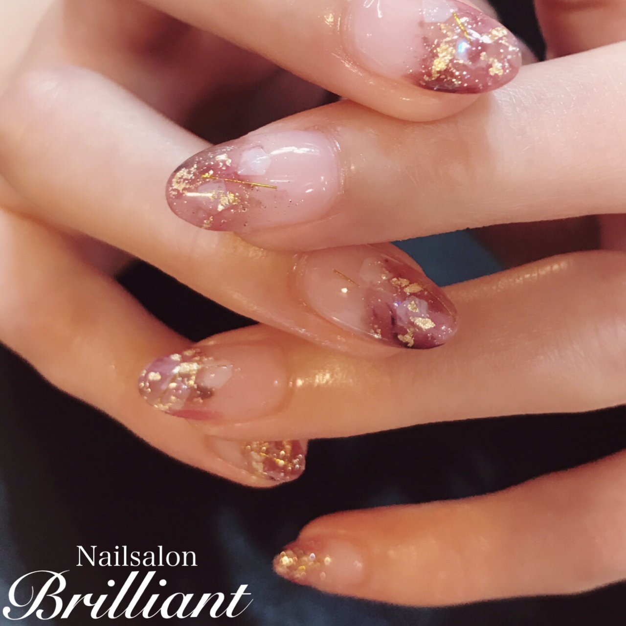 秋 オールシーズン オフィス デート ハンド Nailsalonbrilliantのネイルデザイン No ネイルブック